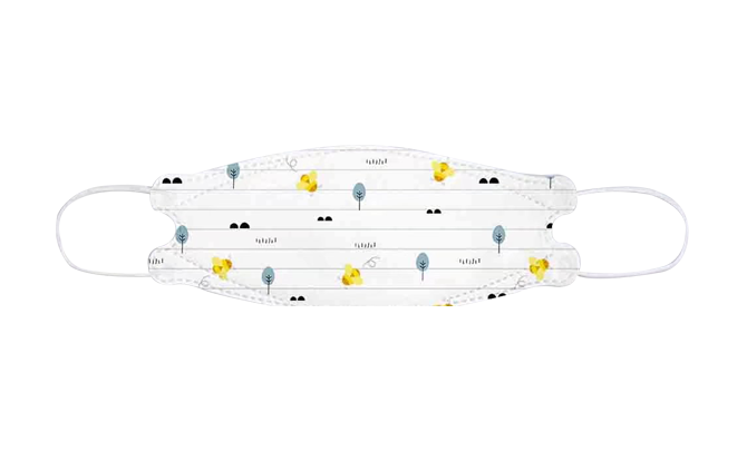 قناع نمط الكرتون للأطفال الطباعة الرقمية YW-6769